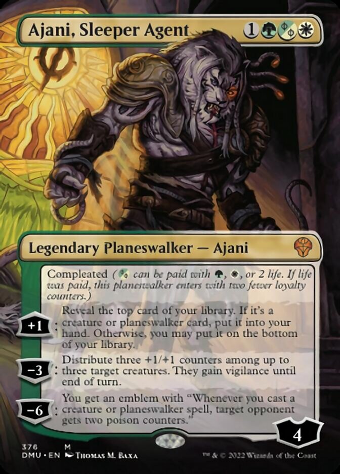 Ajani, Sleeper Agent (Borderless) (376) [Dominaria United] | Game Master's Emporium (The New GME)