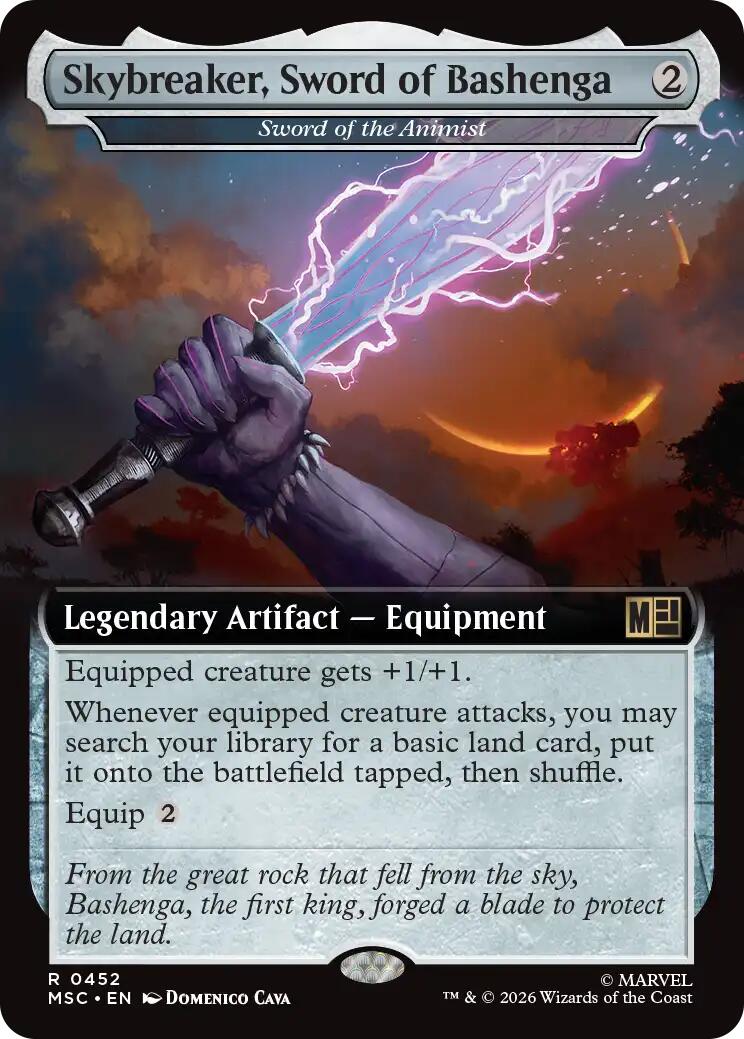 Skybreaker, Sword of Bashenga - Sword of the Animist (Extended Art) [Marvel Super Heroes Commander] | Game Master's Emporium (The New GME)