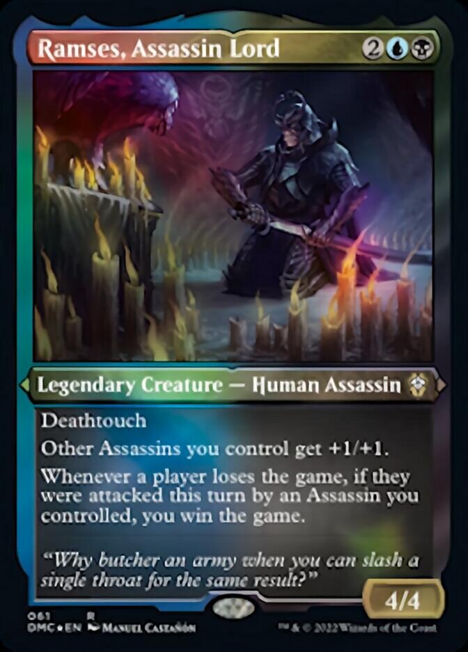 Ramses, Assassin Lord (Foil Etched) [Dominaria United Commander] | Game Master's Emporium (The New GME)