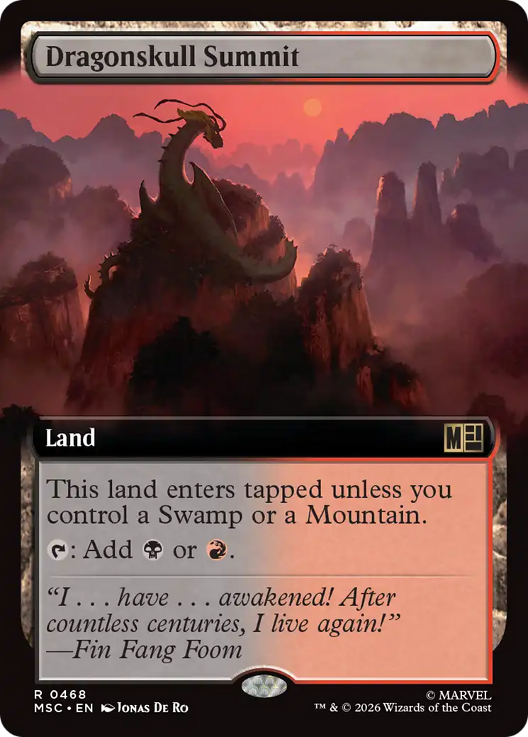 Dragonskull Summit (Extended Art) [Marvel Super Heroes Commander] | Game Master's Emporium (The New GME)