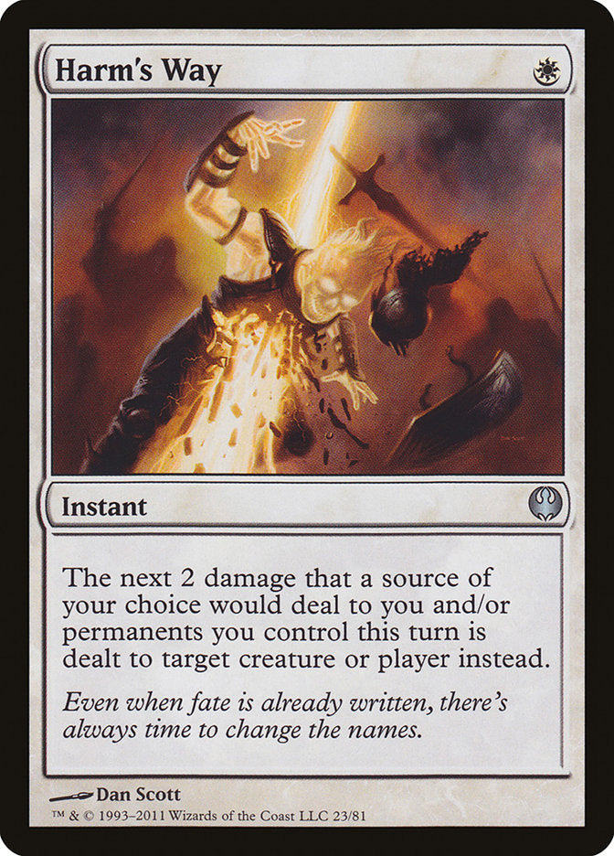 Harm's Way [Duel Decks: Knights vs. Dragons] | Game Master's Emporium (The New GME)