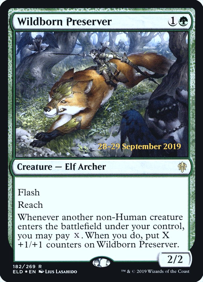 Wildborn Preserver [Throne of Eldraine Prerelease Promos] | Game Master's Emporium (The New GME)