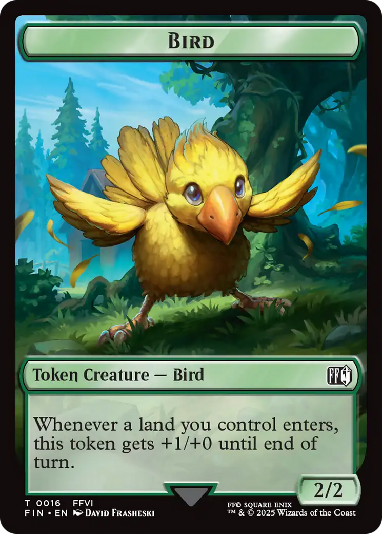 Hero (0006) // Bird (0016) Double-Sided Token [FINAL FANTASY Tokens] | Game Master's Emporium (The New GME)