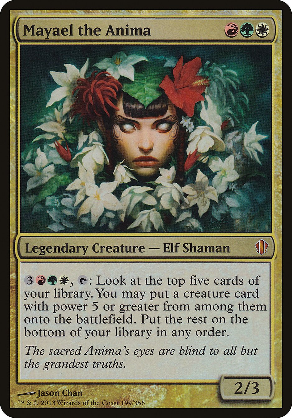 Mayael the Anima (Oversized) [Commander 2013 Oversized] | Game Master's Emporium (The New GME)