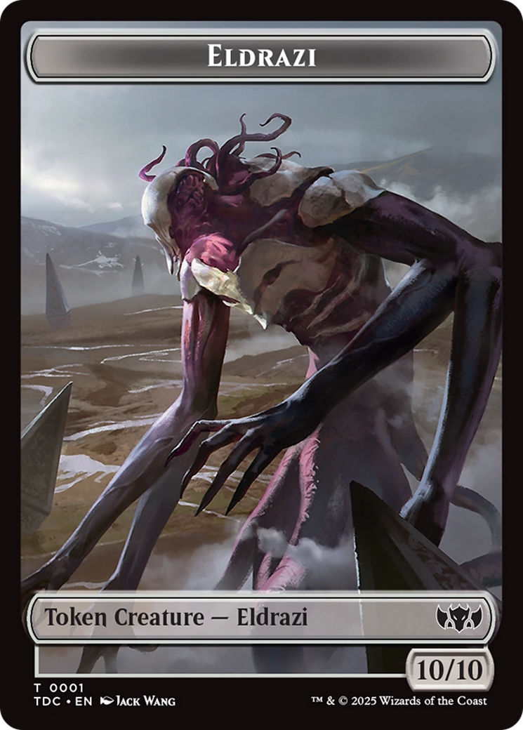 Eldrazi // Citizen Double-Sided Token [Tarkir: Dragonstorm Commander Tokens] | Game Master's Emporium (The New GME)