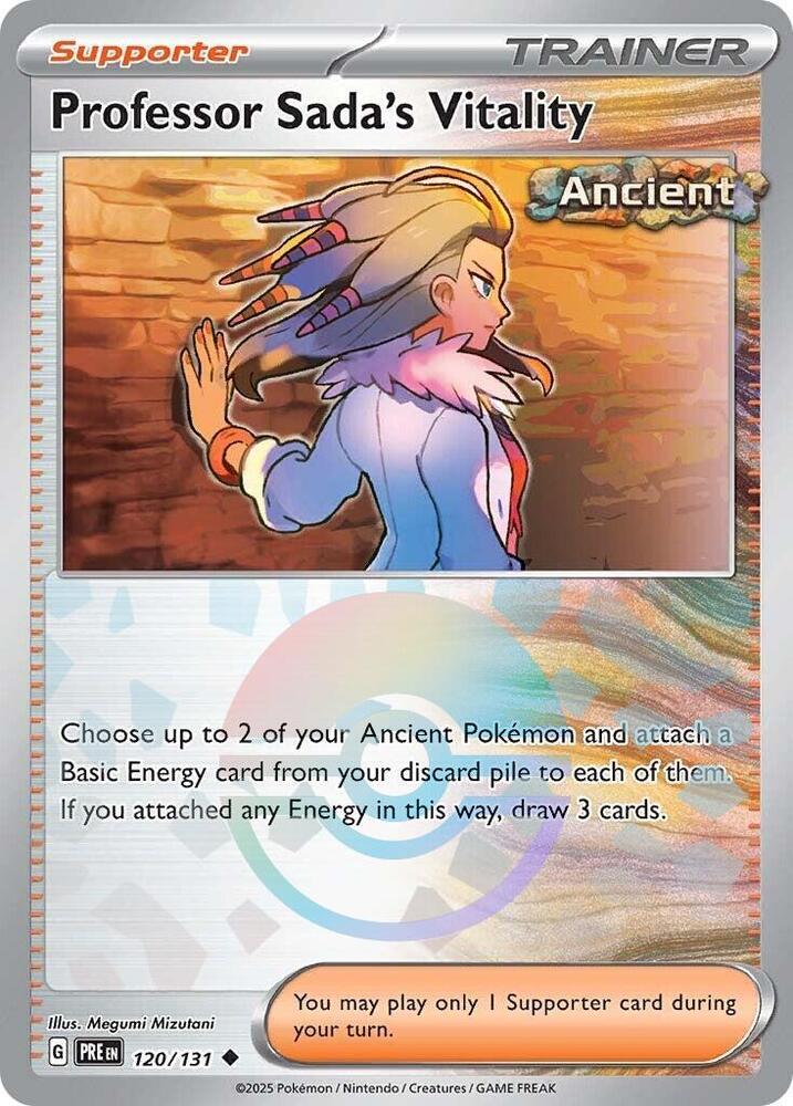 Professor Sada's Vitality (120/131) (Poke Ball Pattern) [Scarlet & Violet: Prismatic Evolutions] | Game Master's Emporium (The New GME)