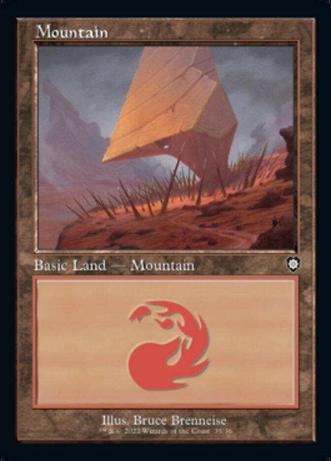 Mountain (035) (Retro) [The Brothers' War Commander] | Game Master's Emporium (The New GME)