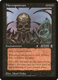 Necropotence (Oversized) [Oversize Cards] | Game Master's Emporium (The New GME)