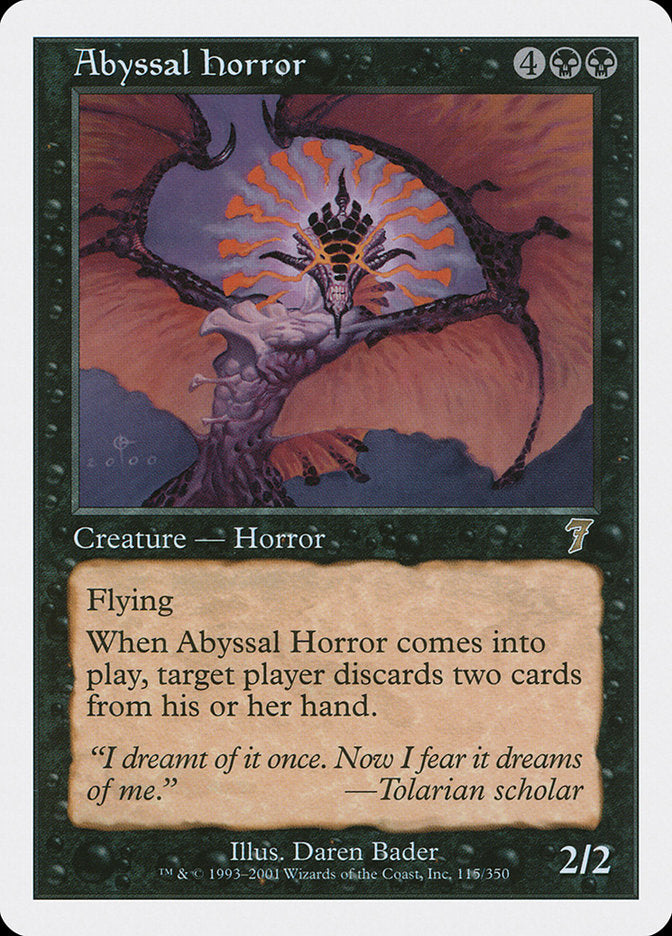 Abyssal Horror [Seventh Edition] | Game Master's Emporium (The New GME)