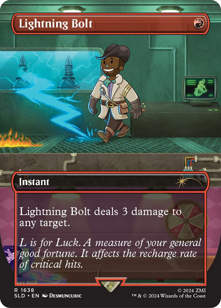 Lightning Bolt (1638) (Rainbow Foil) [Secret Lair Drop Series] | Game Master's Emporium (The New GME)