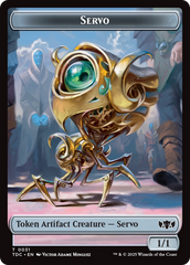 Servo // Warrior Double-Sided Token [Tarkir: Dragonstorm Commander Tokens] | Game Master's Emporium (The New GME)