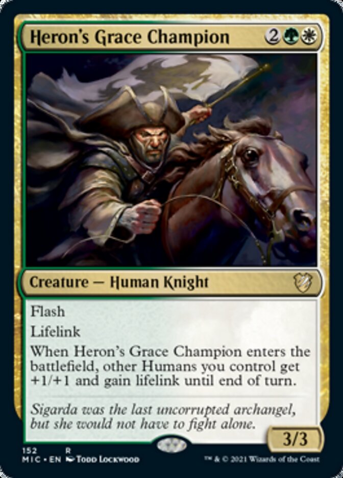 Heron's Grace Champion [Innistrad: Midnight Hunt Commander] | Game Master's Emporium (The New GME)