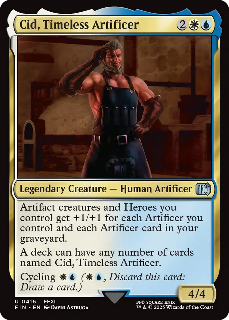 Cid, Timeless Artificer (0416) [FINAL FANTASY] | Game Master's Emporium (The New GME)