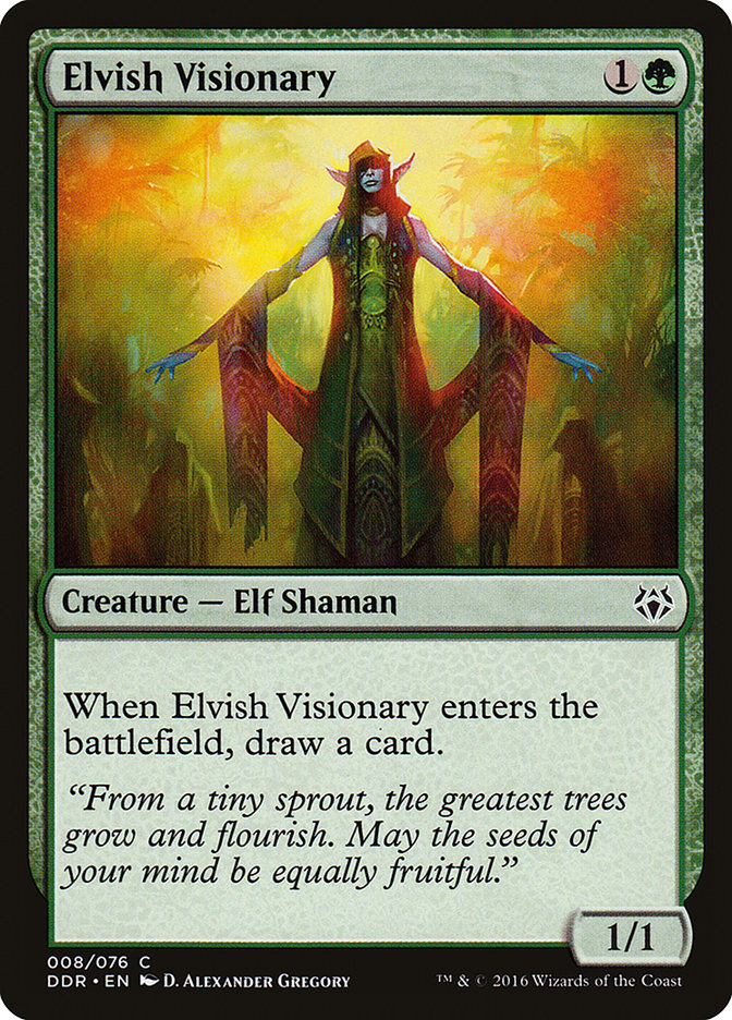 Elvish Visionary [Duel Decks: Nissa vs. Ob Nixilis] | Game Master's Emporium (The New GME)