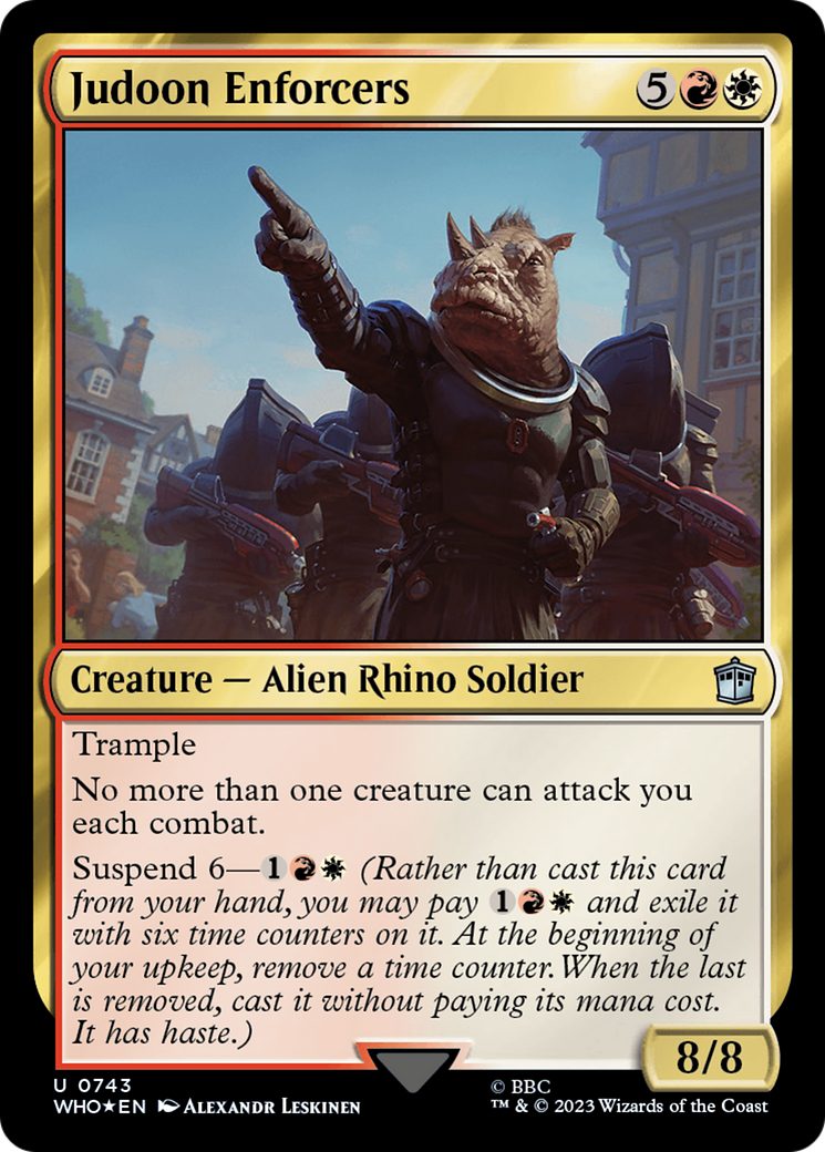 Judoon Enforcers (Surge Foil) [Doctor Who] | Game Master's Emporium (The New GME)