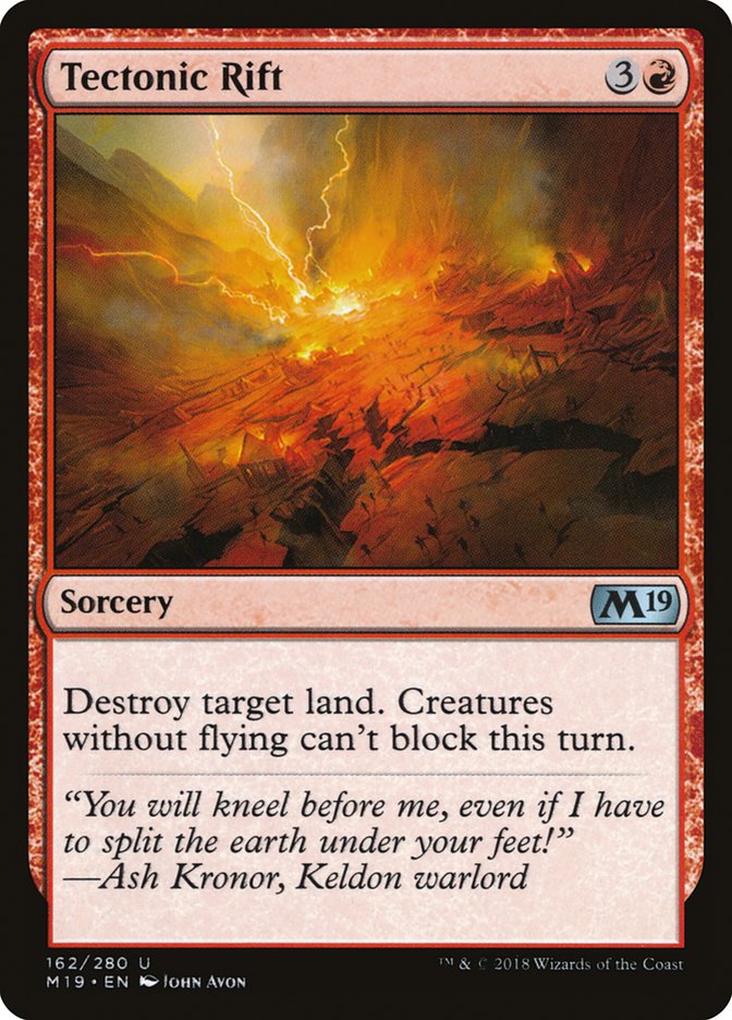 Tectonic Rift [Core Set 2019] | Game Master's Emporium (The New GME)