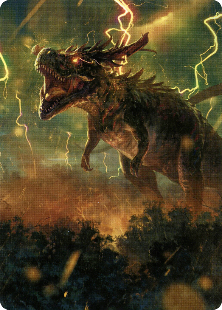 Thrasta, Tempest's Roar Art Card (42) [Modern Horizons 2 Art Series] | Game Master's Emporium (The New GME)