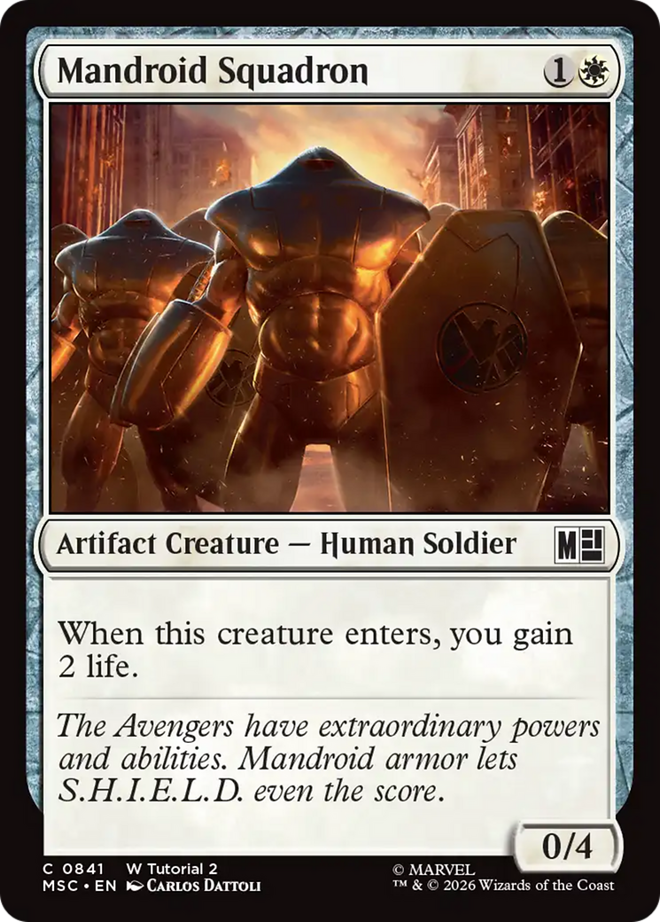 Mandroid Squadron (0841) [Marvel Super Heroes Commander] | Game Master's Emporium (The New GME)