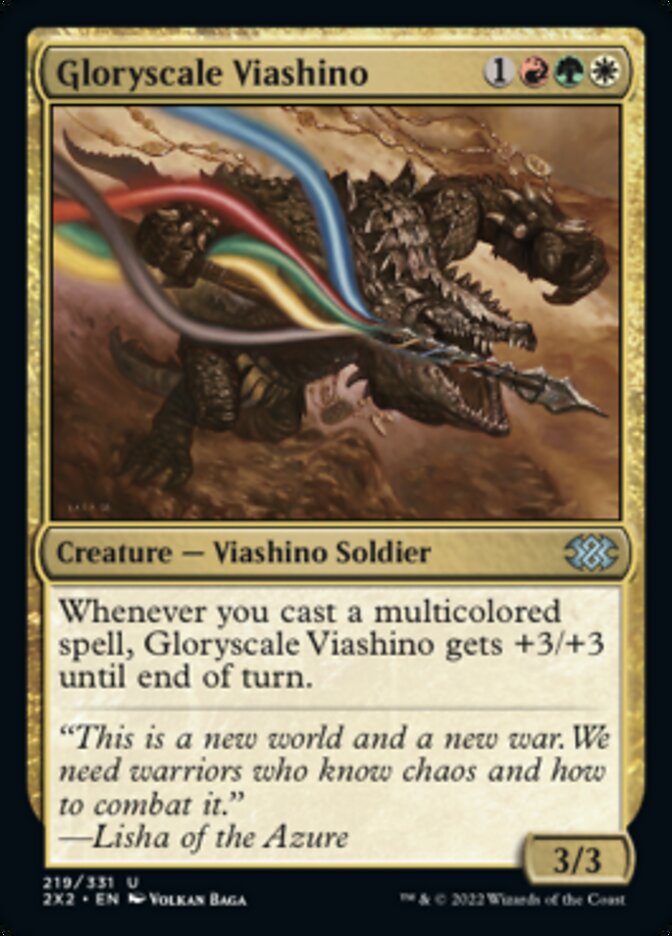 Gloryscale Viashino [Double Masters 2022] | Game Master's Emporium (The New GME)