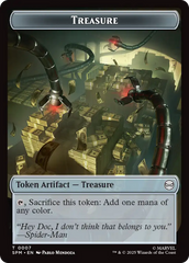 Spider // Treasure Double-Sided Token [Marvel's Spider-Man Tokens] | Game Master's Emporium (The New GME)