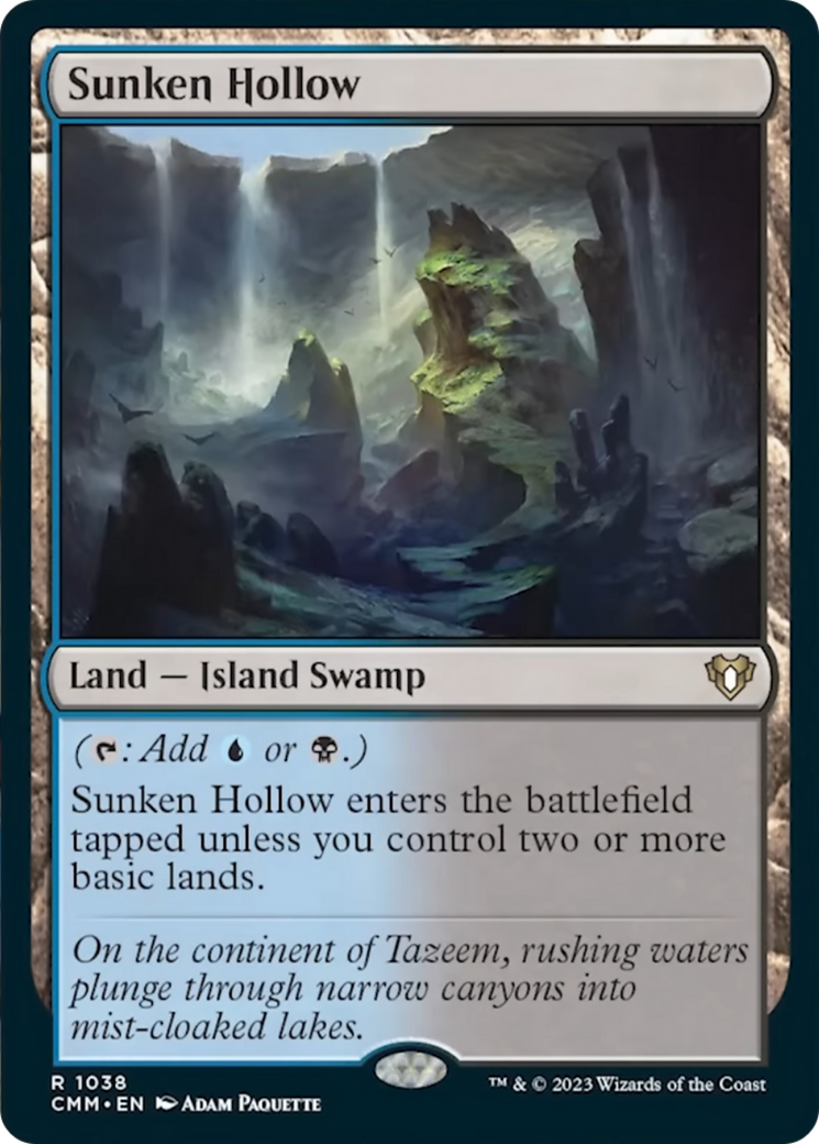 Sunken Hollow [Commander Masters] | Game Master's Emporium (The New GME)