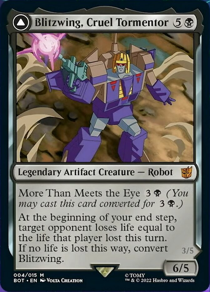 Blitzwing, Cruel Tormentor // Blitzwing, Adaptive Assailant [Transformers] | Game Master's Emporium (The New GME)