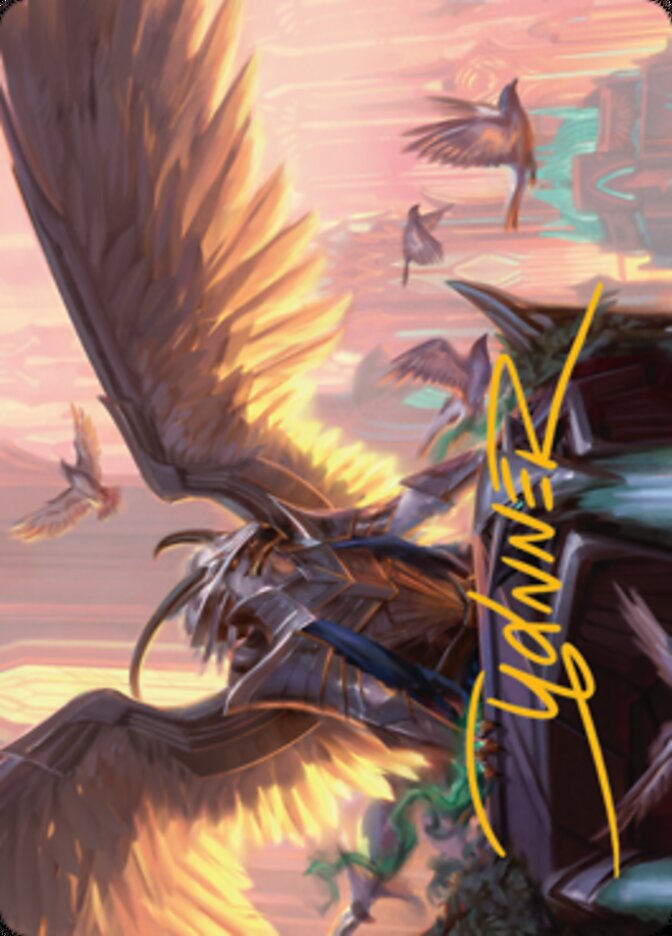 Falco Spara, Pactweaver 1 Art Card (Gold-Stamped Signature) [Streets of New Capenna Art Series] | Game Master's Emporium (The New GME)