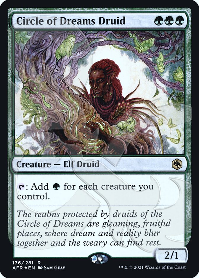 Circle of Dreams Druid (Ampersand Promo) [Dungeons & Dragons: Adventures in the Forgotten Realms Promos] | Game Master's Emporium (The New GME)