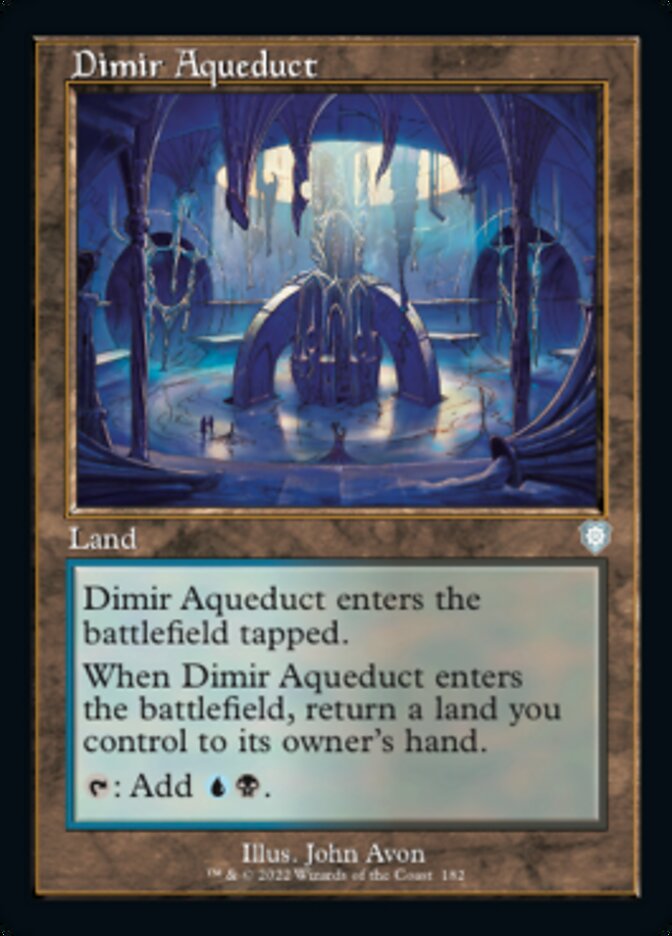 Dimir Aqueduct (Retro) [The Brothers' War Commander] | Game Master's Emporium (The New GME)