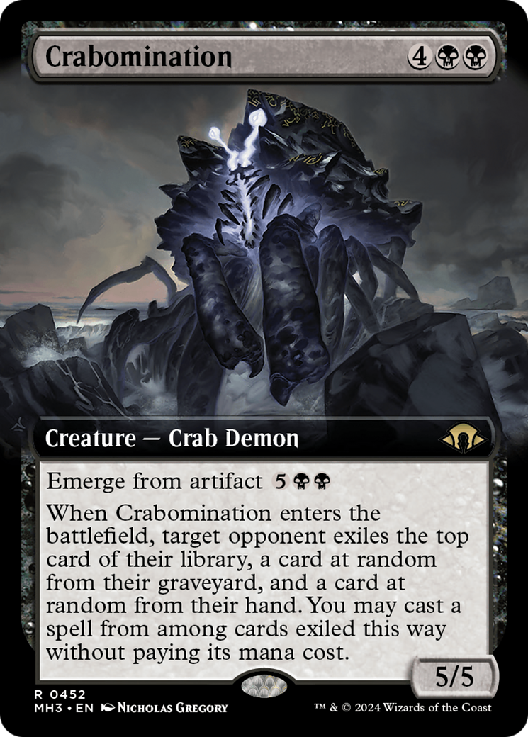 Crabomination (Extended Art) [Modern Horizons 3] | Game Master's Emporium (The New GME)