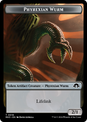 Eldrazi Spawn // Phyrexian Wurm (0018) Double-Sided Token [Modern Horizons 3 Tokens] | Game Master's Emporium (The New GME)
