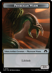 Phyrexian Germ // Phyrexian Wurm (0018) Double-Sided Token [Modern Horizons 3 Tokens] | Game Master's Emporium (The New GME)