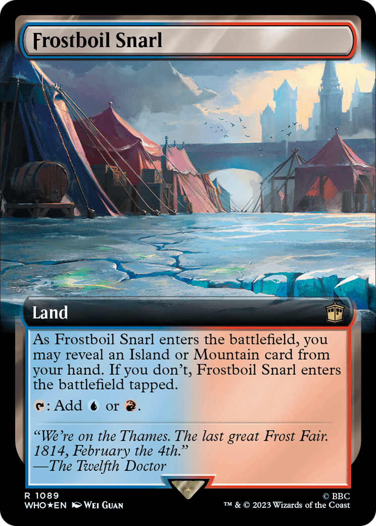 Frostboil Snarl (Extended Art) (Surge Foil) [Doctor Who] | Game Master's Emporium (The New GME)