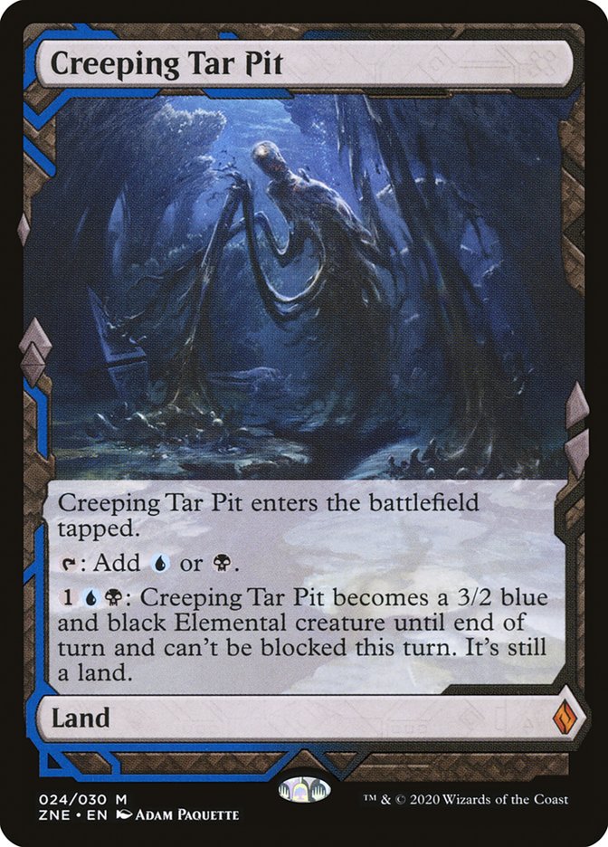 Creeping Tar Pit (Expeditions) [Zendikar Rising Expeditions] | Game Master's Emporium (The New GME)