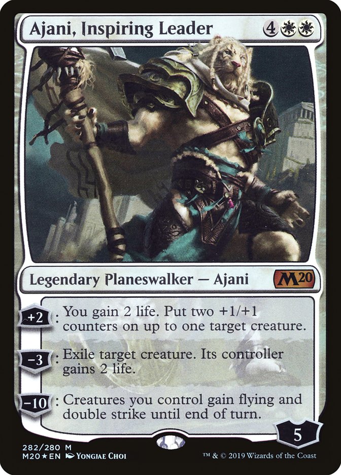 Ajani, Inspiring Leader [Core Set 2020] | Game Master's Emporium (The New GME)