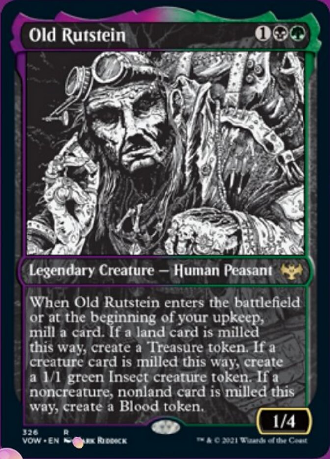 Old Rutstein (Showcase Eternal Night) [Innistrad: Crimson Vow] | Game Master's Emporium (The New GME)
