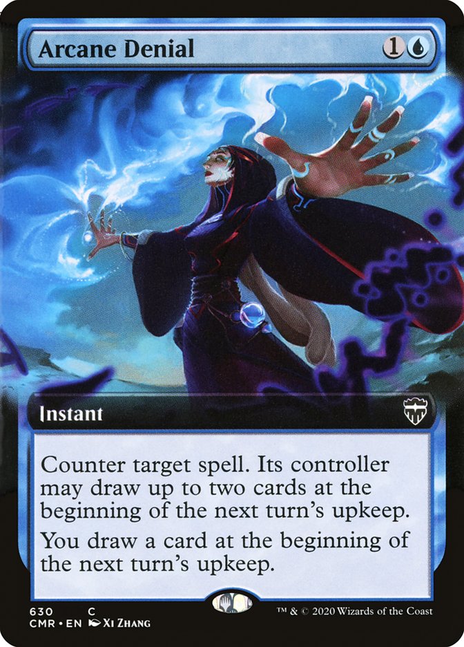 Arcane Denial (Extended Art) [Commander Legends] | Game Master's Emporium (The New GME)