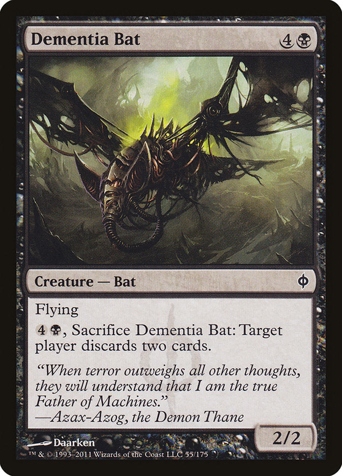 Dementia Bat [New Phyrexia] | Game Master's Emporium (The New GME)