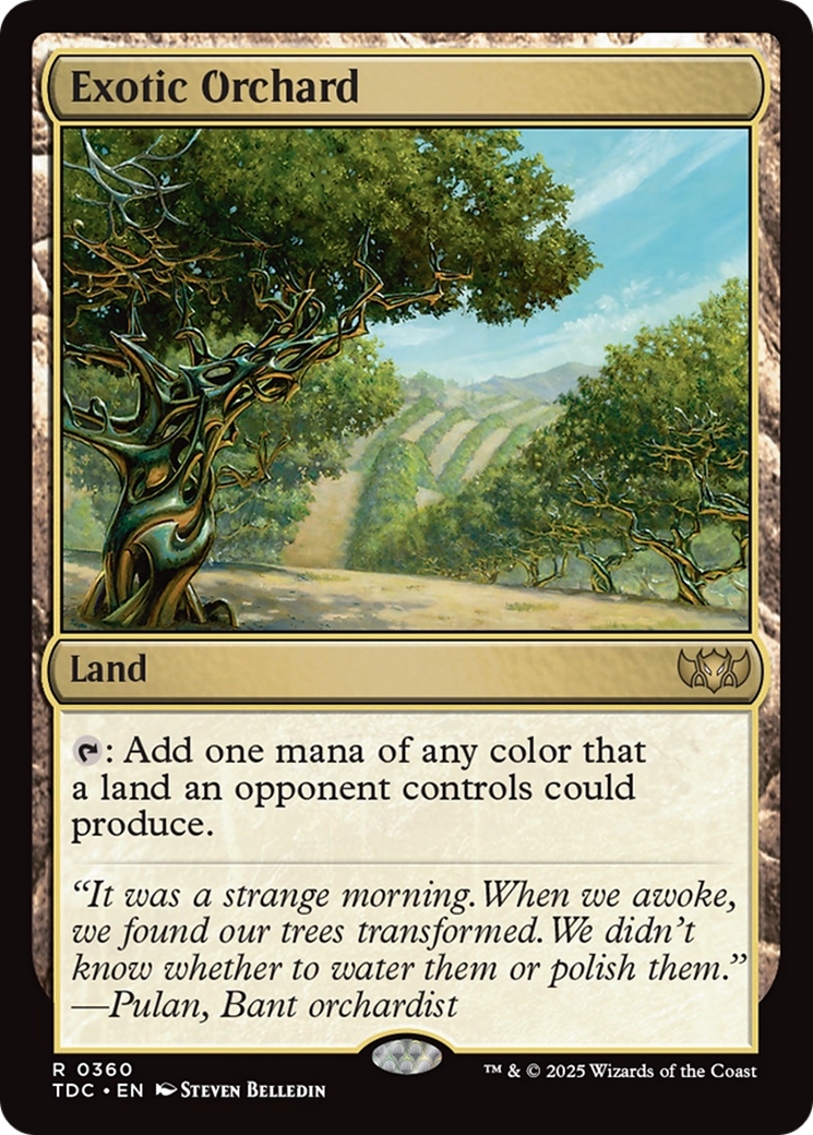 Exotic Orchard [Tarkir: Dragonstorm Commander] | Game Master's Emporium (The New GME)