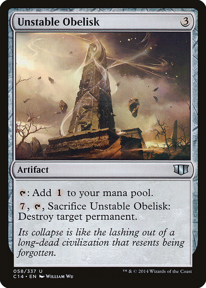 Unstable Obelisk [Commander 2014] | Game Master's Emporium (The New GME)