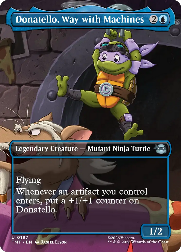 Donatello, Way with Machines (Borderless) [Teenage Mutant Ninja Turtles] | Game Master's Emporium (The New GME)