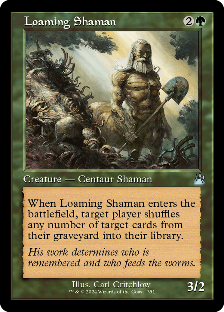 Loaming Shaman (Retro Frame) [Ravnica Remastered] | Game Master's Emporium (The New GME)