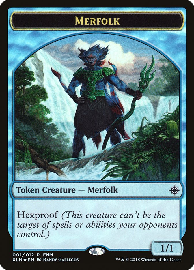 Merfolk // Treasure Double-Sided Token [Friday Night Magic 2018] | Game Master's Emporium (The New GME)