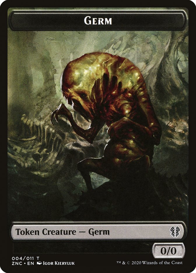 Faerie Rogue // Germ Double-Sided Token [Zendikar Rising Commander Tokens] | Game Master's Emporium (The New GME)