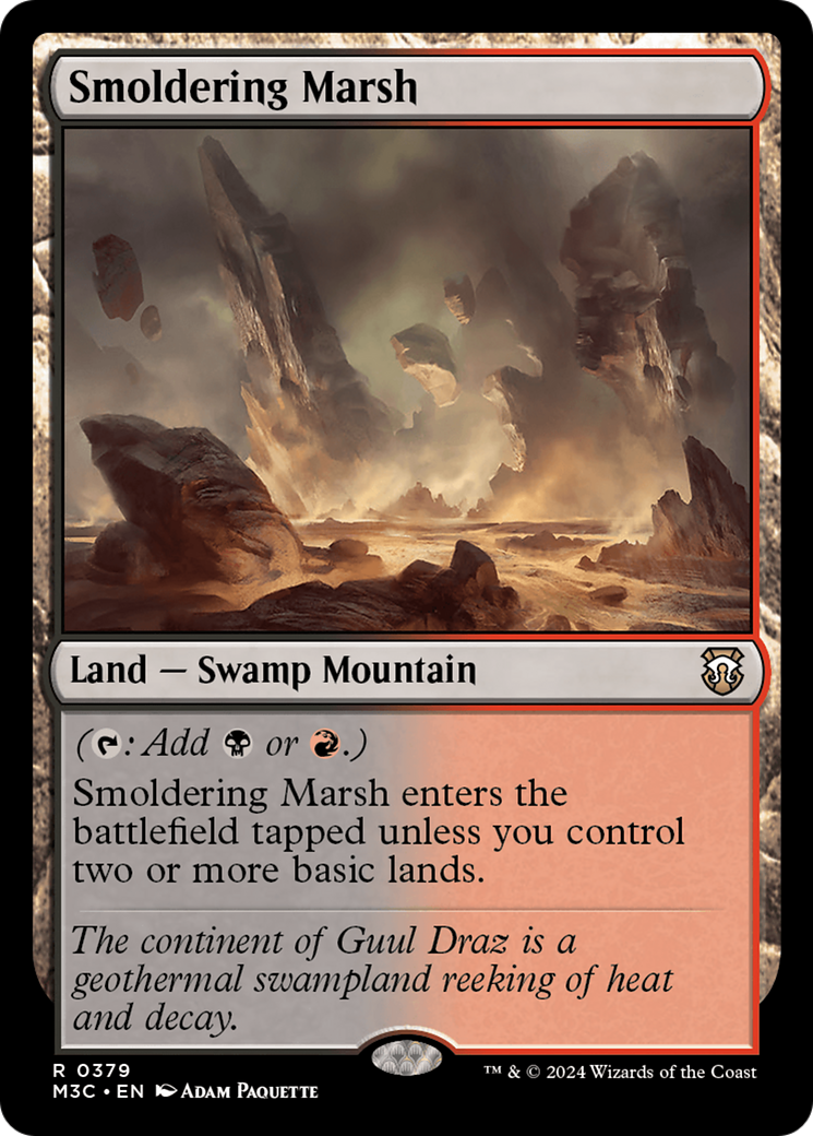 Smoldering Marsh [Modern Horizons 3 Commander] | Game Master's Emporium (The New GME)
