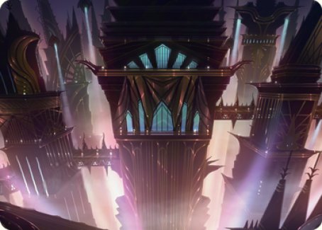 Skybridge Towers Art Card [Streets of New Capenna Art Series] | Game Master's Emporium (The New GME)