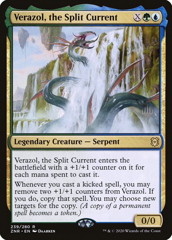 Verazol, the Split Current (Promo Pack) [Zendikar Rising Promos] | Game Master's Emporium (The New GME)