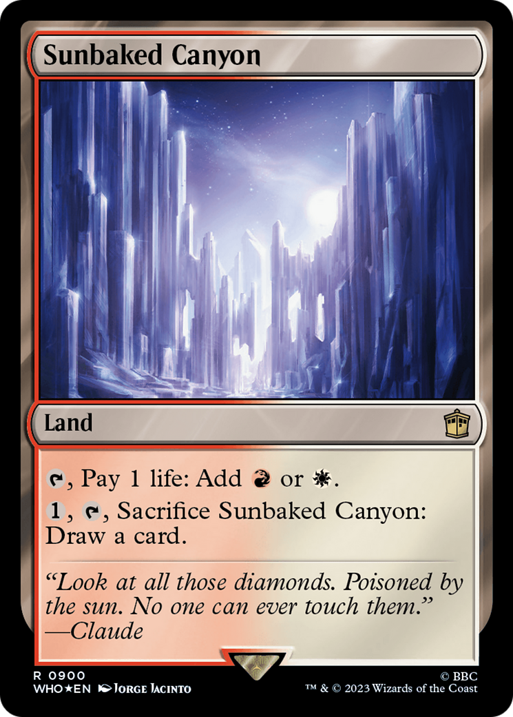 Sunbaked Canyon (Surge Foil) [Doctor Who] | Game Master's Emporium (The New GME)