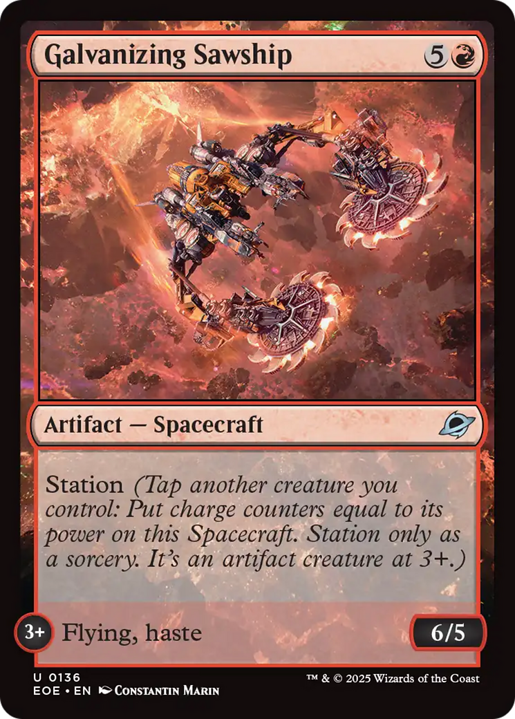 Galvanizing Sawship [Edge of Eternities] | Game Master's Emporium (The New GME)