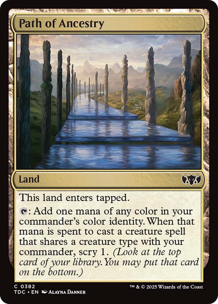 Path of Ancestry [Tarkir: Dragonstorm Commander] | Game Master's Emporium (The New GME)
